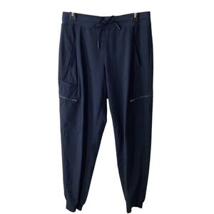 Athleta Navy So Far Travel Pants